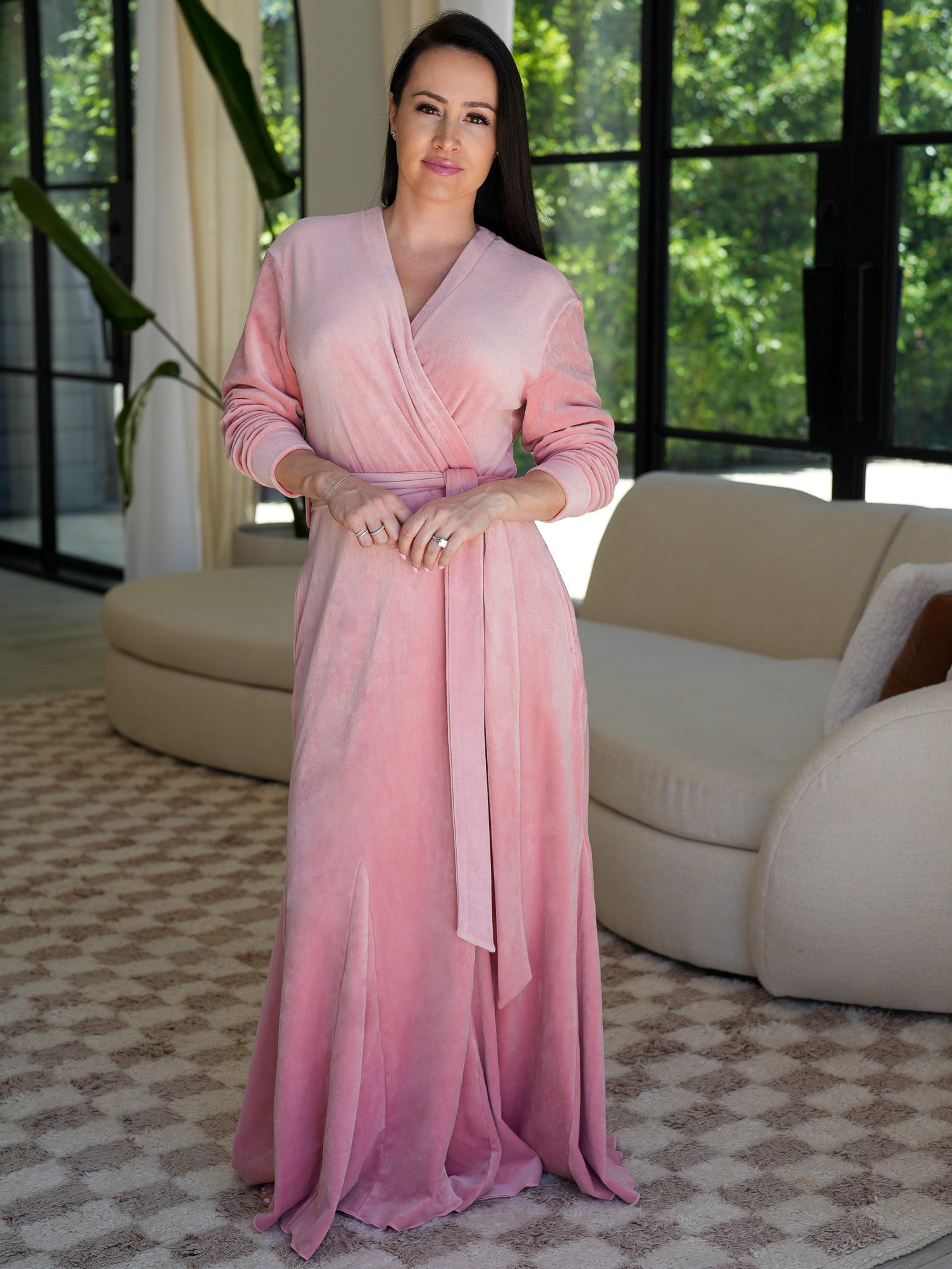 Word Glam Robe Rose Glam Robe - Sexy Little Robe