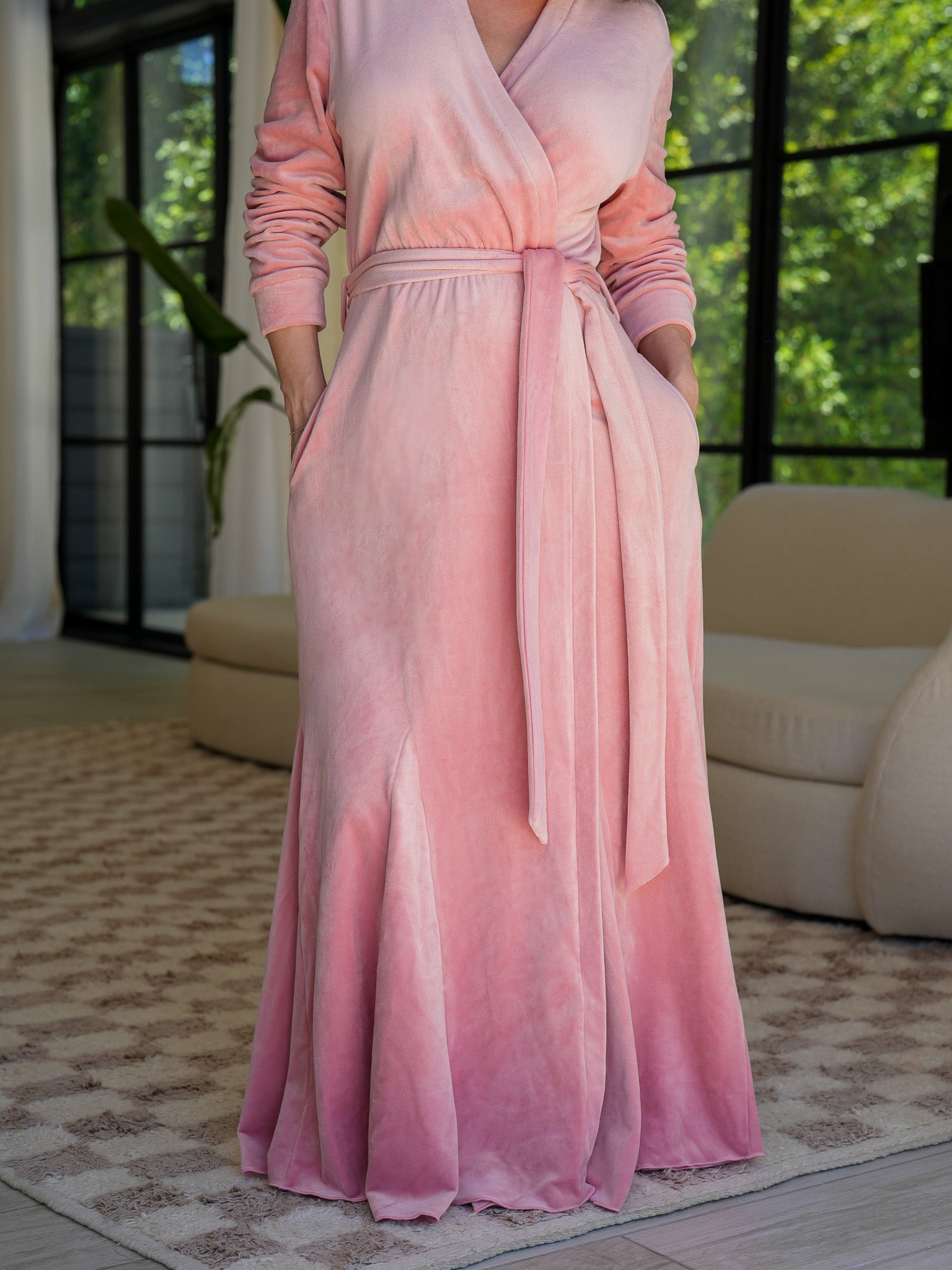 Word Glam Robe Rose Glam Robe - Sexy Little Robe