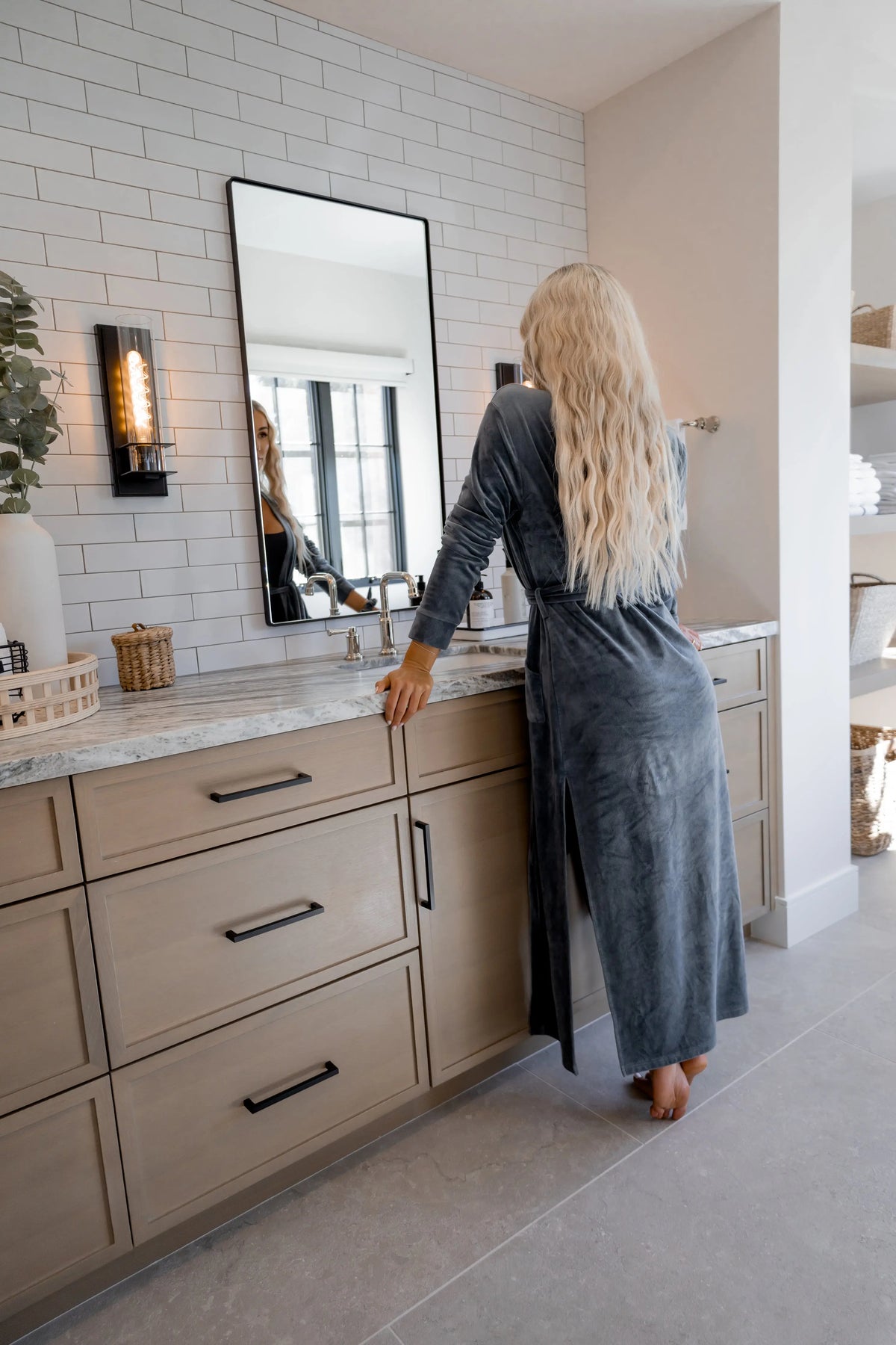 Modus Grey Robe Mrs. Gray Robe - Sexy Little Robe